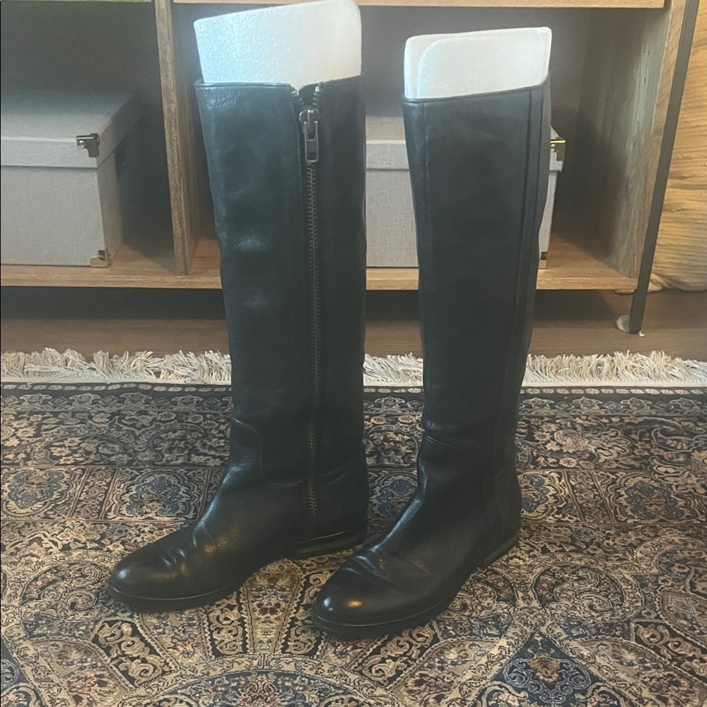 Coach Black Over the Knee Boots